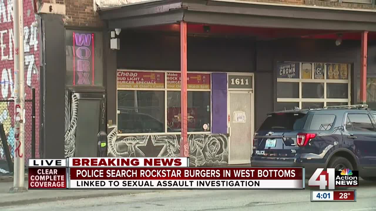 KCPD serves search warrant at Rockstar Burgers