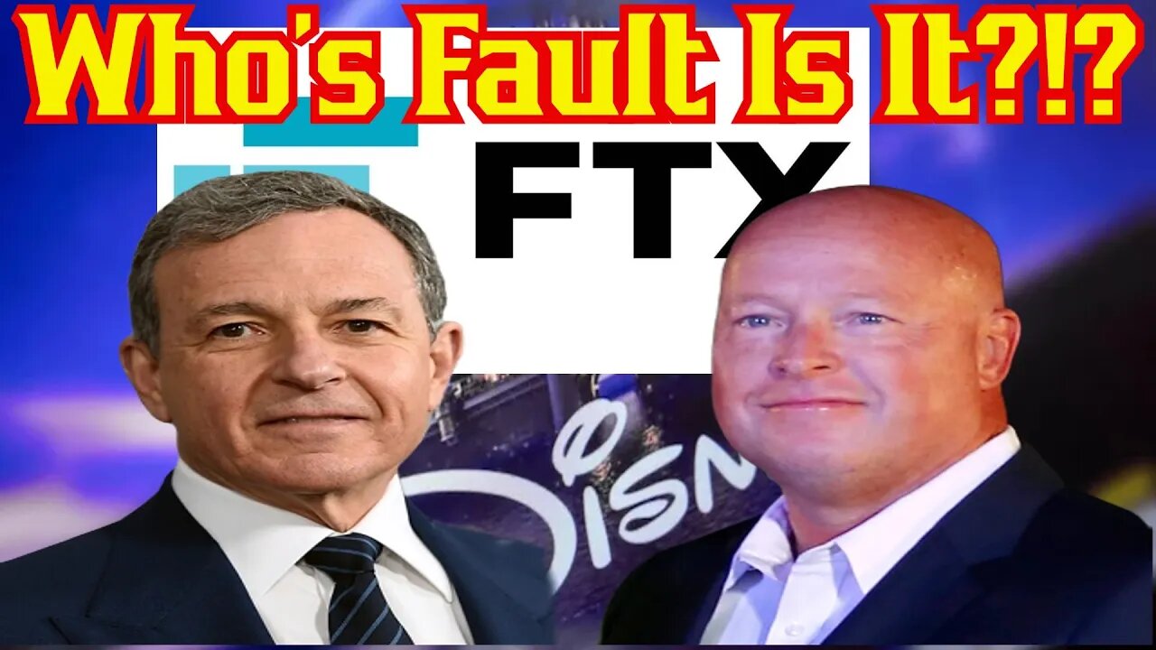 Was Disney CEO Fired BECAUSE Of FTX Crypto Scam? | Walt Disney Co Bob Chapek Bob Igor Kamran Pash