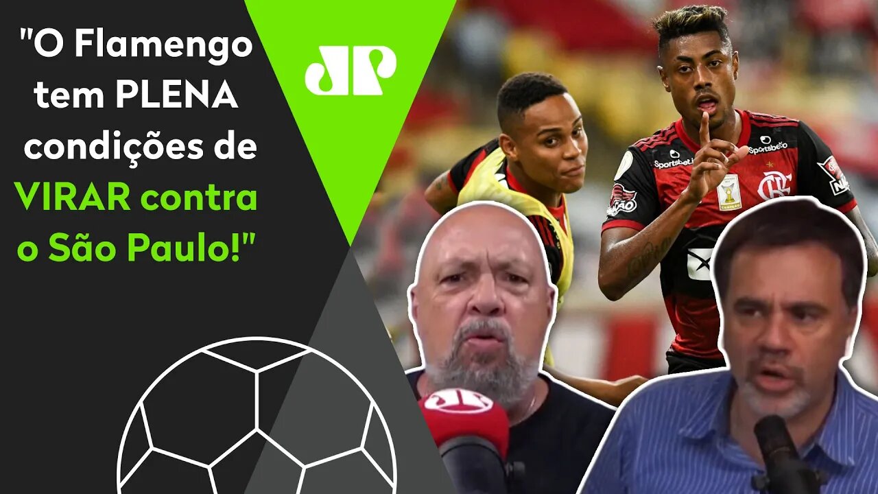 "Se tem um time que pode VIRAR e ELIMINAR o São Paulo, é o FLAMENGO!" Veja DEBATE!