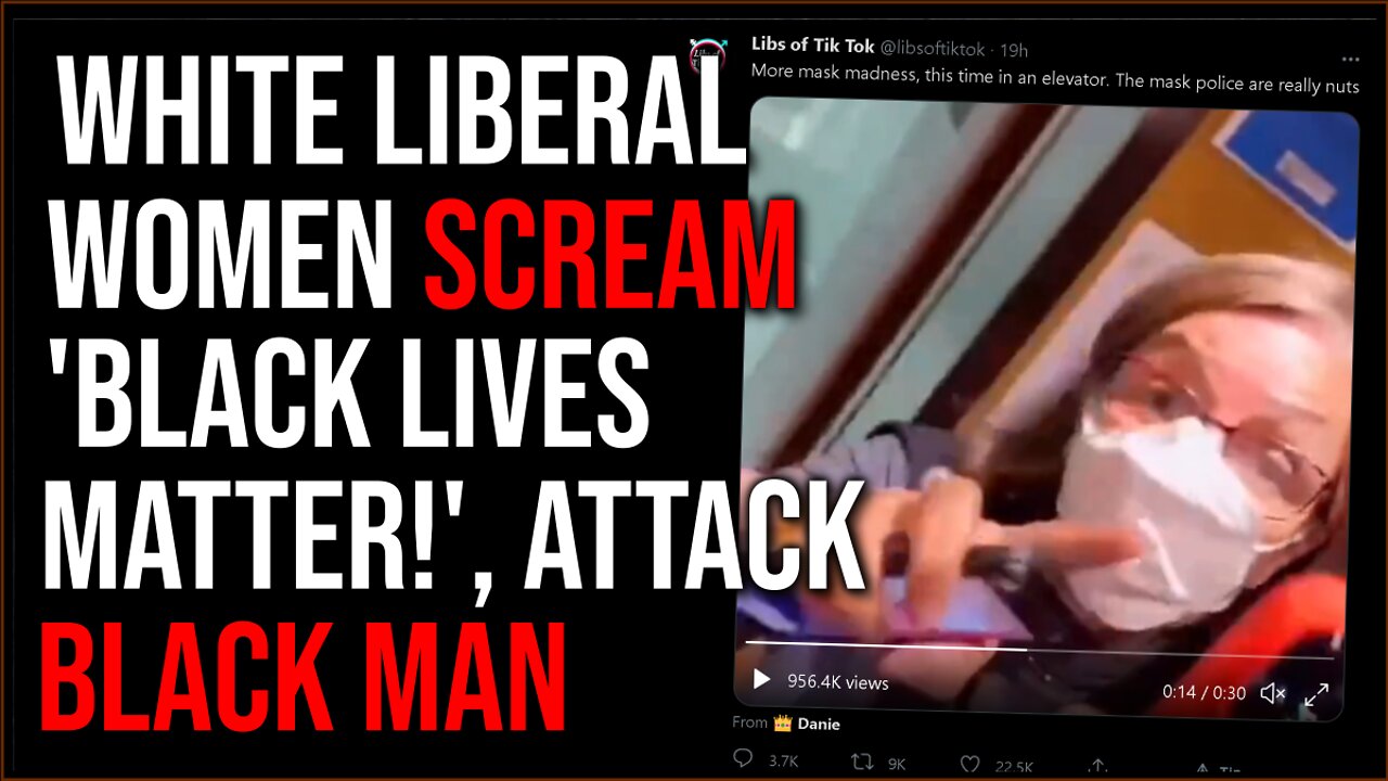 White Liberal Women ATTACK Black Man Over Masks, Start Screaming 'BLACK LIVES MATTER'