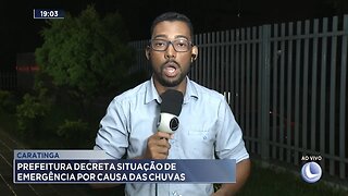 Caratinga: Prefeitura Decreta Situação de Emergência por Causa das Chuvas.