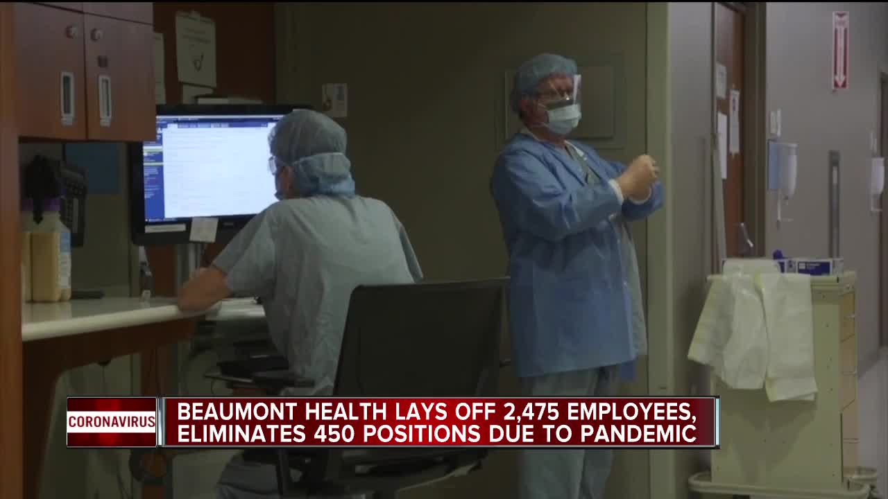 Beaumont temporarily laying off 2,475 employees, eliminating 450 positions