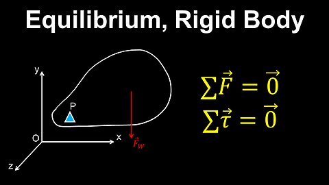 Equilibrium, Rigid Body - Physics