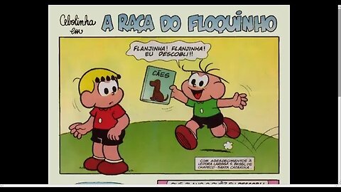 Cebolinha Em A Raça Do Floquinho [Pause o Vídeo Caso Não Consiga Ler]