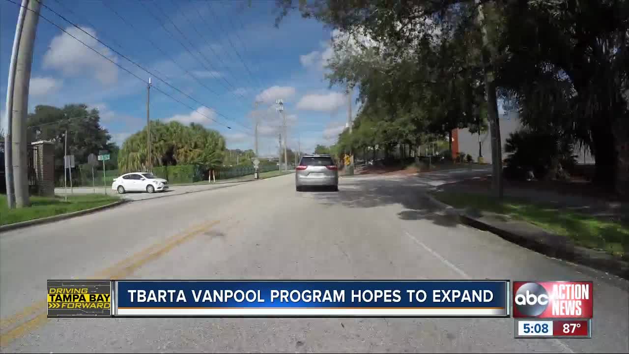 Vanpooling takes groups of people to work to save gas and money