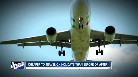 Company says best deals available when traveling on holidays