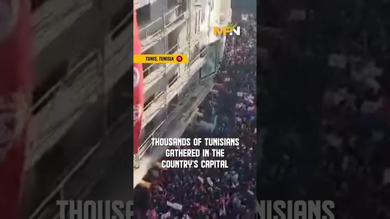 Tunisians Gather in Protest Against President