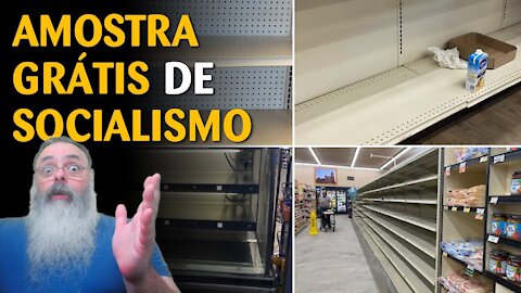 Estados Unidos enfrenta supermercados com prateleiras vazias