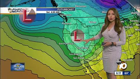 10News Pinpoint Weather with Meteorologist Angelica Campos