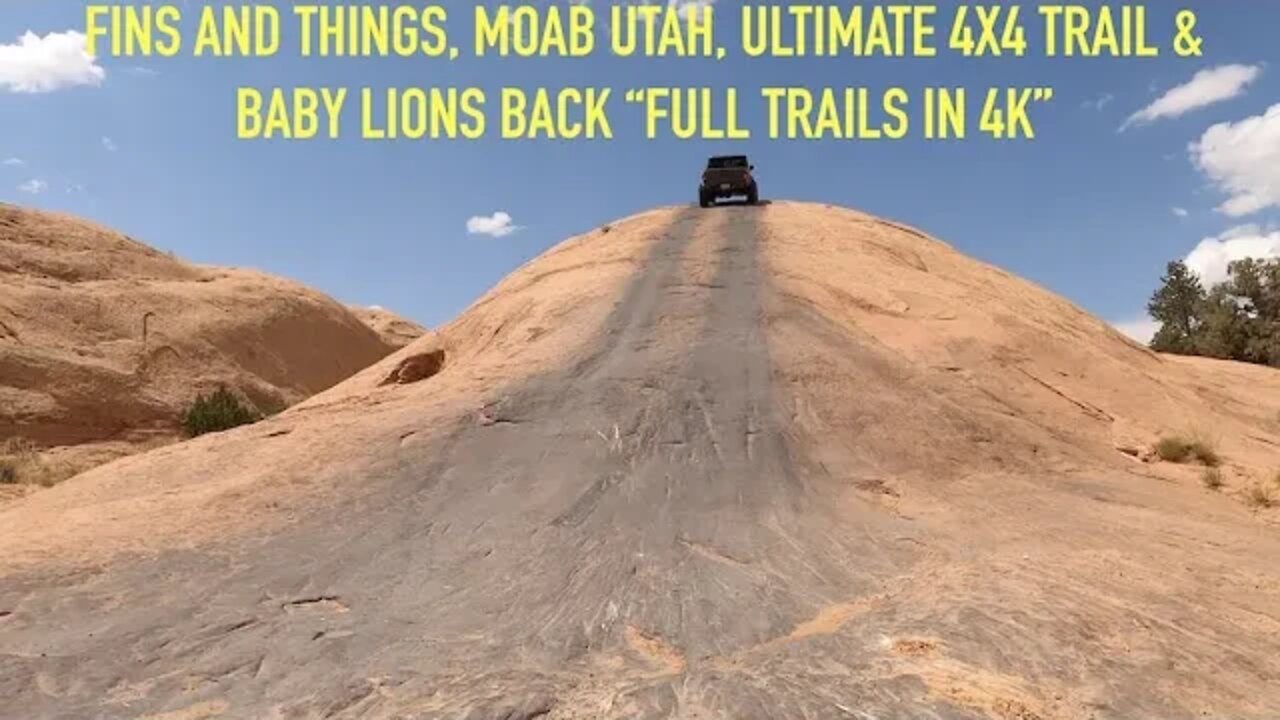 Fins and Things, Moab, Epic Adventure, 4X4 Trail in JL Jeep Rubicon, Full Course & Bonus Time