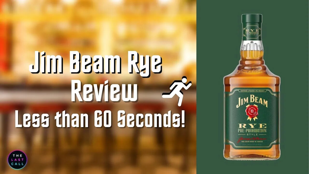 Jim Beam Pre-Prohibition Rye Express Review!