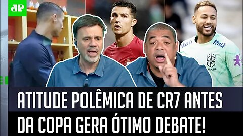 "IMAGINA se o Neymar TIVESSE FEITO ISSO! Cara, o Cristiano Ronaldo..." ATITUDE POLÊMICA gera DEBATE!