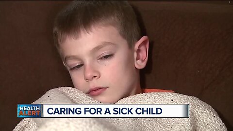 How to stay healthy while caring for a sick child