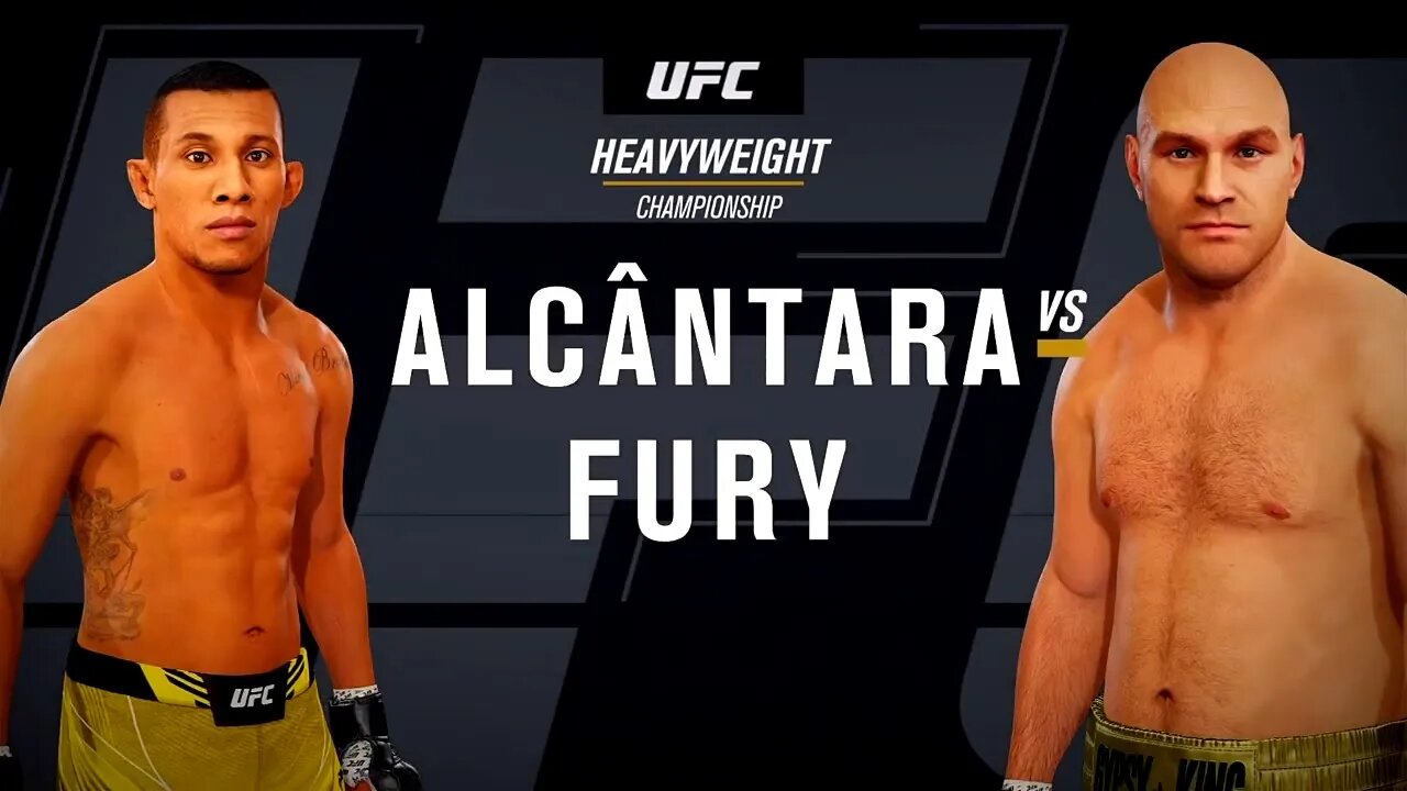 EA Sports UFC 4 Gameplay Tyson Fury vs Iuri Alcantara