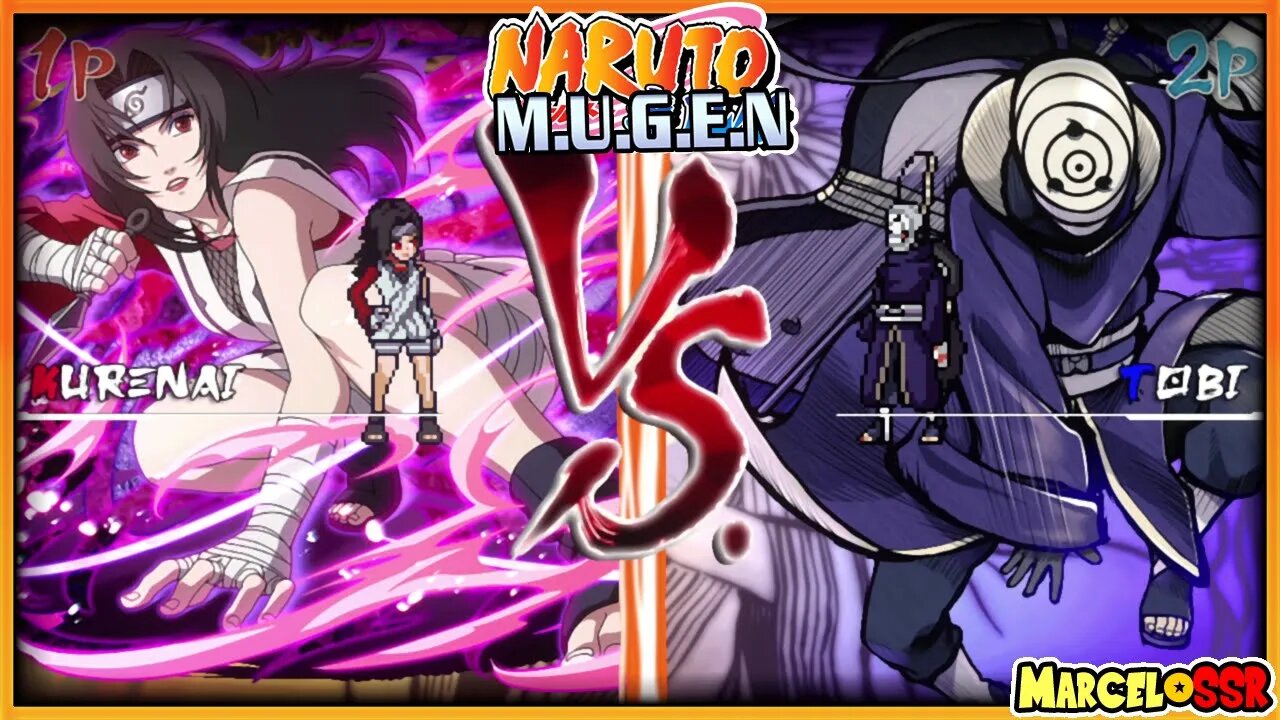 Kurenai & Naruto Vs. Tobi War & Rin - Naruto M.U.G.E.N