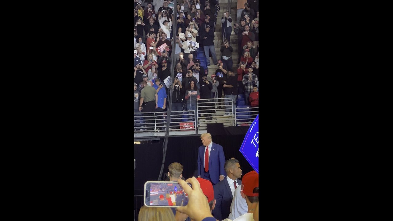 Donald Trump Rally entrance at Penn State University