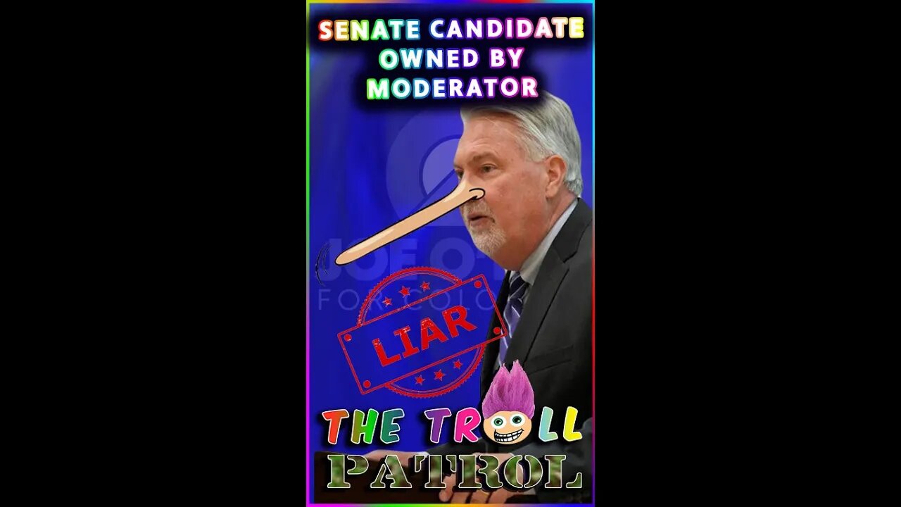 Republican Colorado Senate Candidate Joe O'Dea Called Out On Censorship Lies During Debate