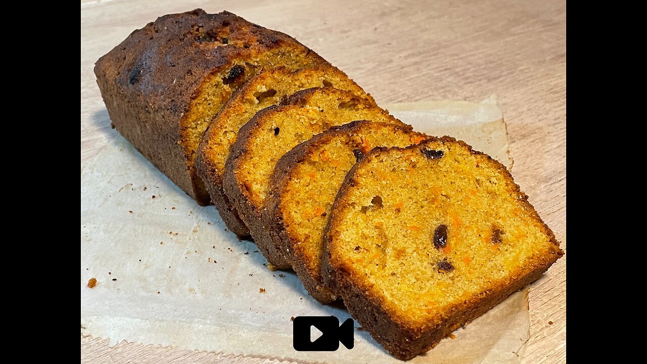 The Easiest Carrot Loaf Cake / Αφράτο Κέικ Καρότου Χωρίς Μίξερ