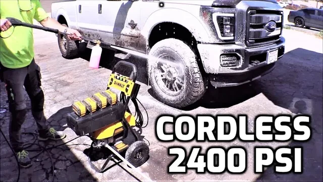 Dewalt Cordless 2400 PSI Pressure Washer Prototype