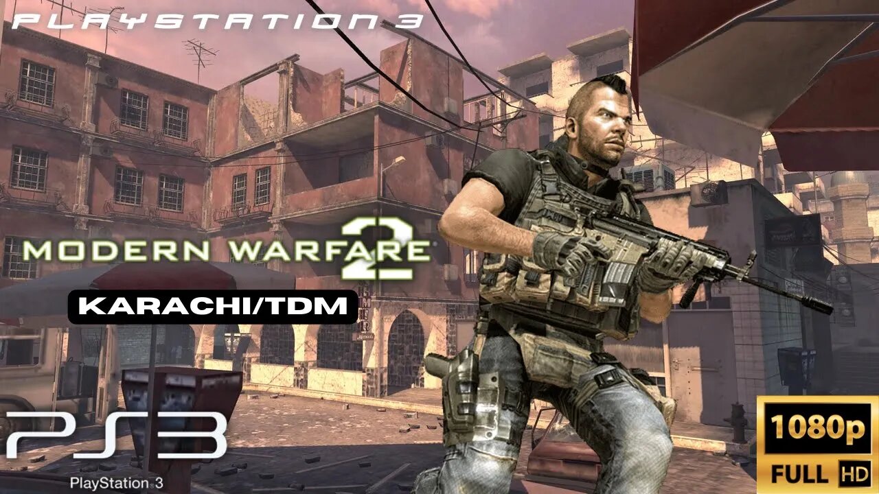 Call of Duty: Modern Warfare 2 MP | TDM on Karachi | PS3 | January 2023 (No Commentary Gameplay)