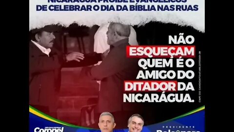 CULPA DO LULA Nicaragua proíbe evangélicos de celebrar o dia da Bíblia nas ruas