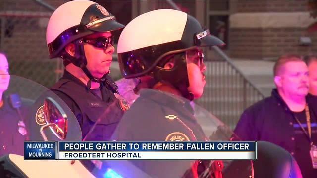 People at Froedtert saddened to learn fallen MPD officer brought in
