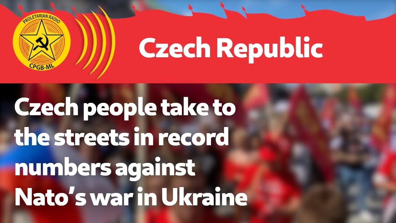 Czech people take to the streets in record numbers against Nato’s war in Ukraine
