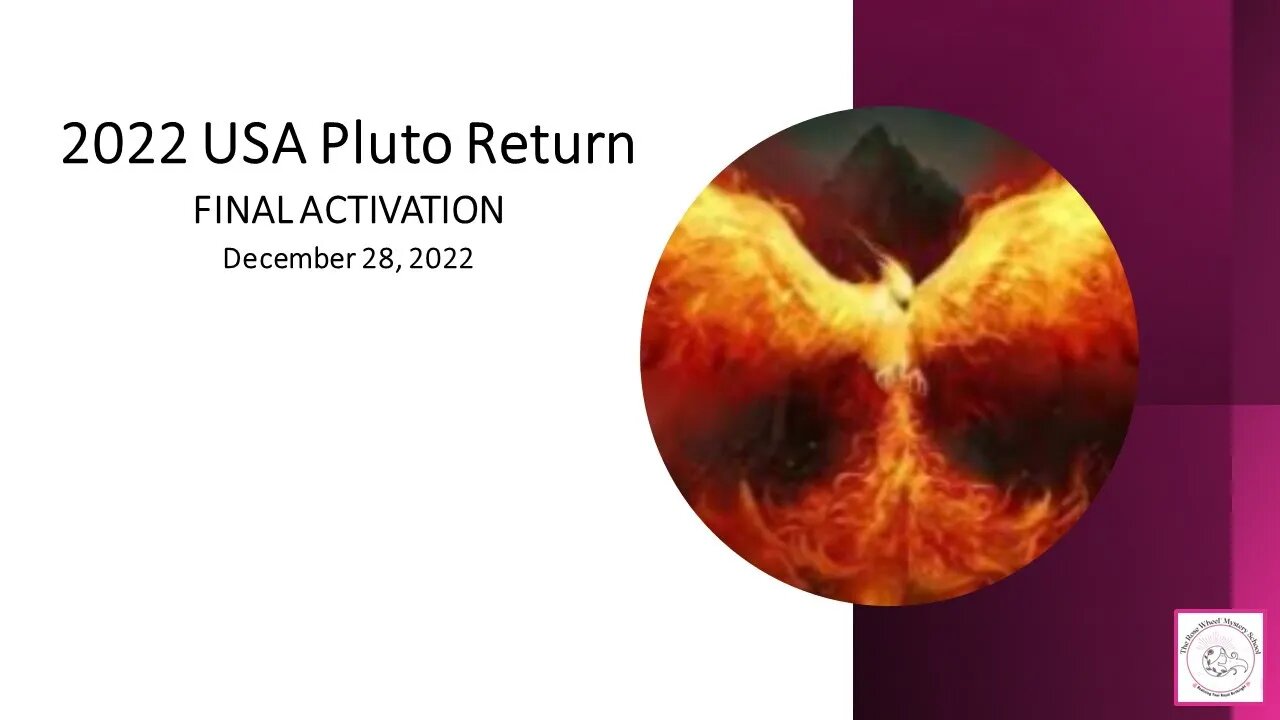 USA Pluto Return ~ Final Activation