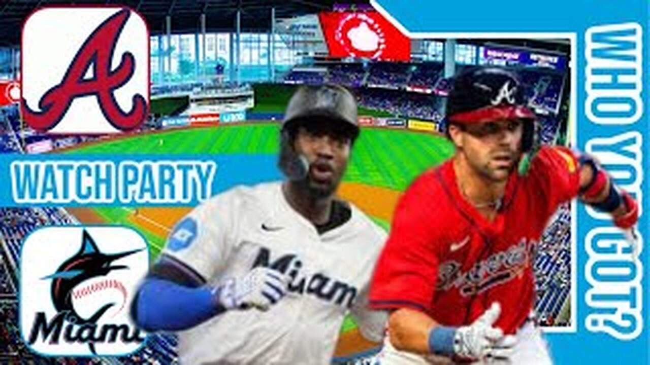 Atlanta Braves vs Miami Marlins | Live Play by Play & Reaction Stream 3D Sim | MLB 2024 GM 155