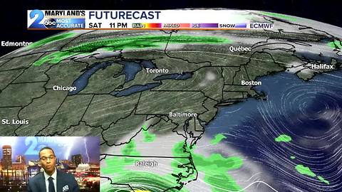 7 Day Forecast for Maryland
