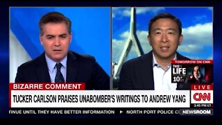 Jim Acosta's Absurd Question to Andrew Yang on Tucker Carlson