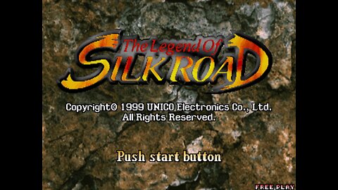 The Legend of Silkroad Arcade Game, Unico 1999, playthrough