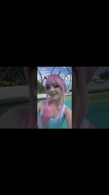 Rate the Girls: Best Zero Two Bikini TikTok Cosplay Contest #1 📺💖 (Darling in the Franxx) #shorts