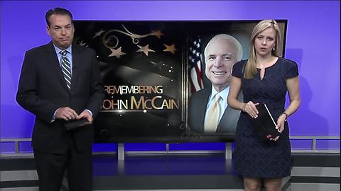 Mourners pay tribute to McCain Wednesday