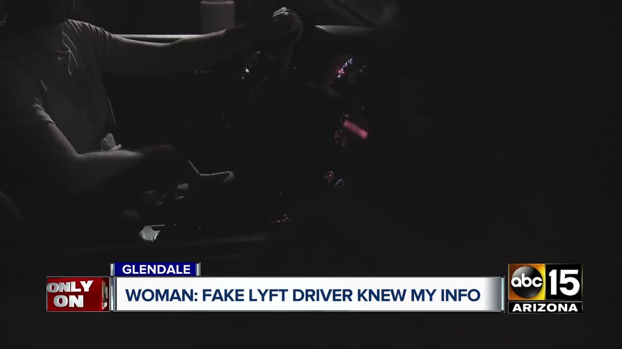 Valley woman says fake Lyft driver knew her personal info