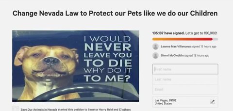 Man trying to change law to save pets