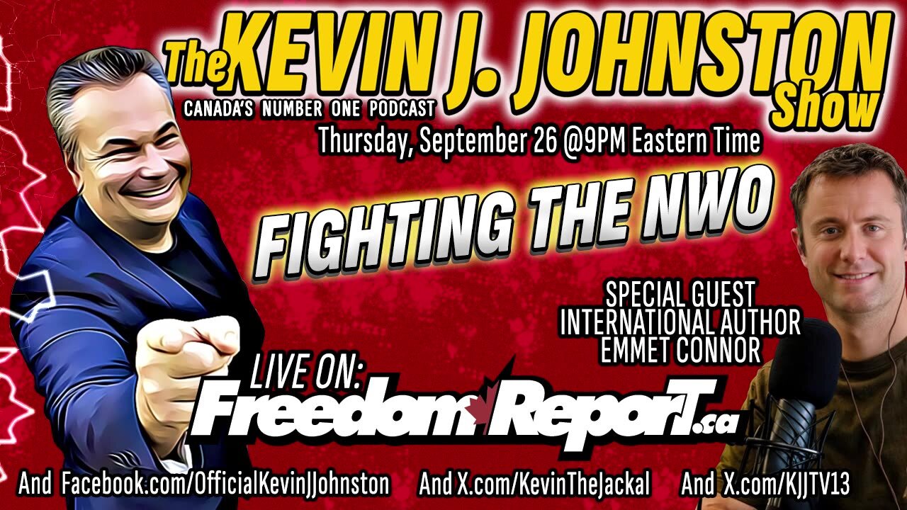 Fighting The New World Order And Post Modernism - The Kevin J Johnston Show with Emmet Connor