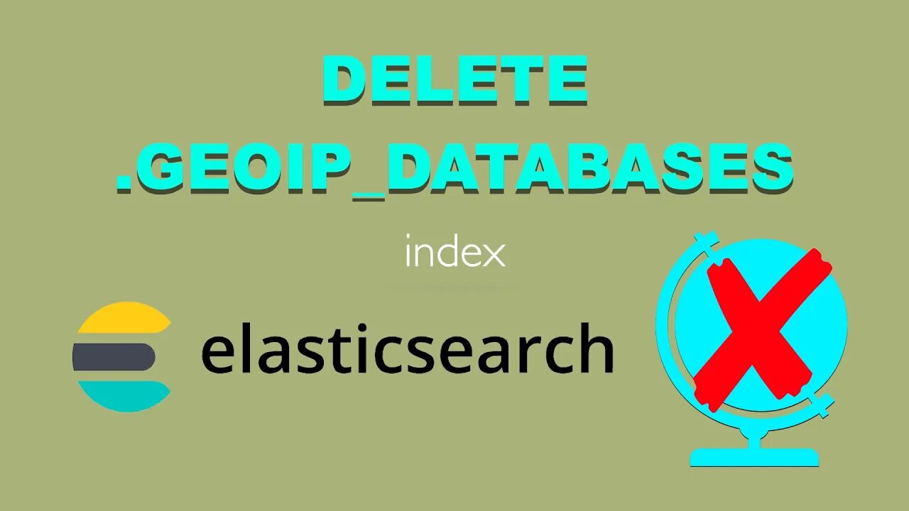 How to delete .geoip_databases index from Elasticsearch 8.10.1