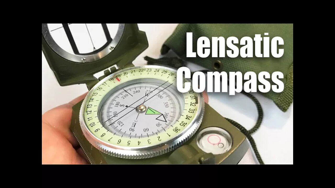 Lensatic Military Sighting Compass Unboxing