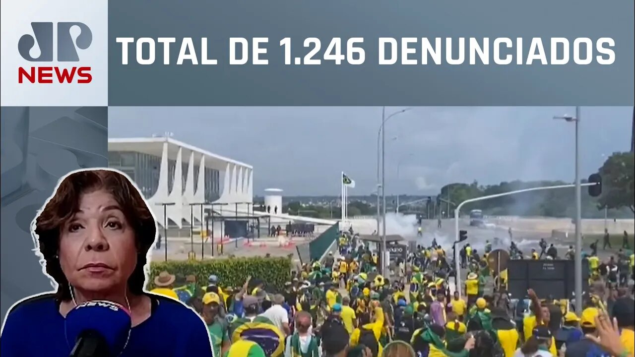 STF aceita mais 70 denúncias dos ataques às sedes dos Três Poderes; Dora Kramer comenta