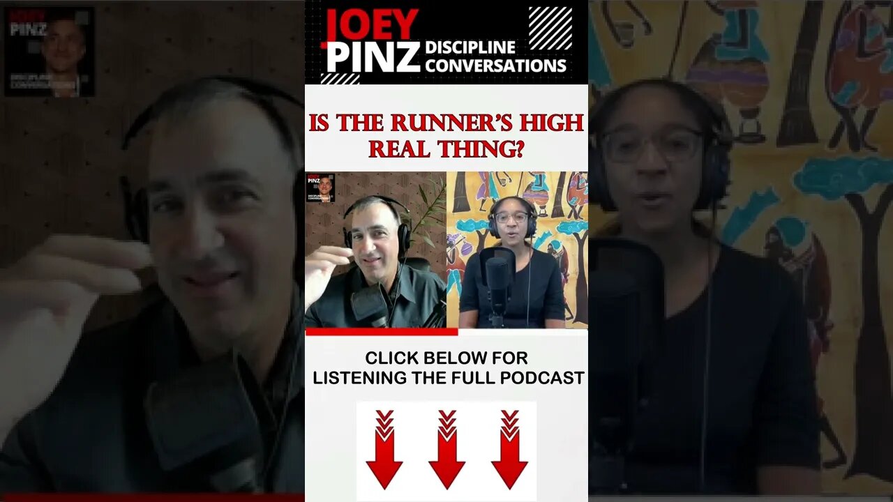 #154 Beverly Asante Puschmann: Is there a Runner's High? | Joey Pinz Discipline #shorts