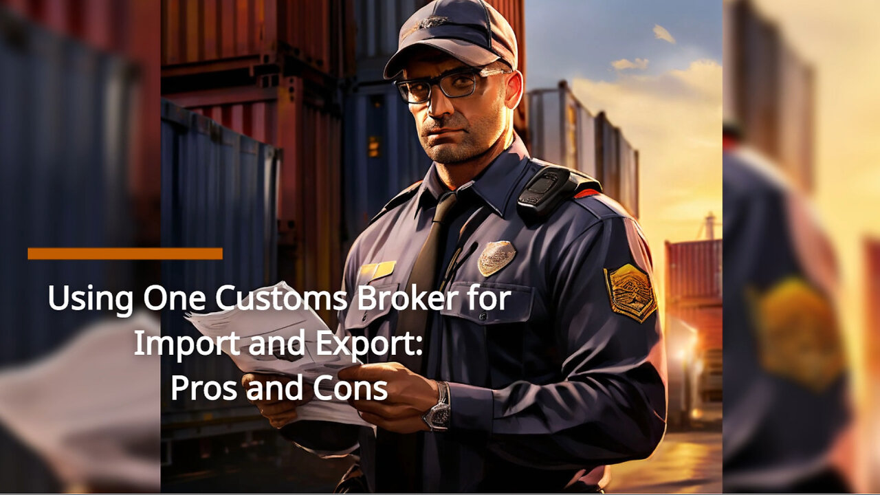 Maximizing Efficiency: Using One Customs Broker for Import and Export Clearances