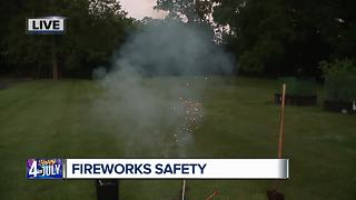 Taking the right steps for fireworks safety