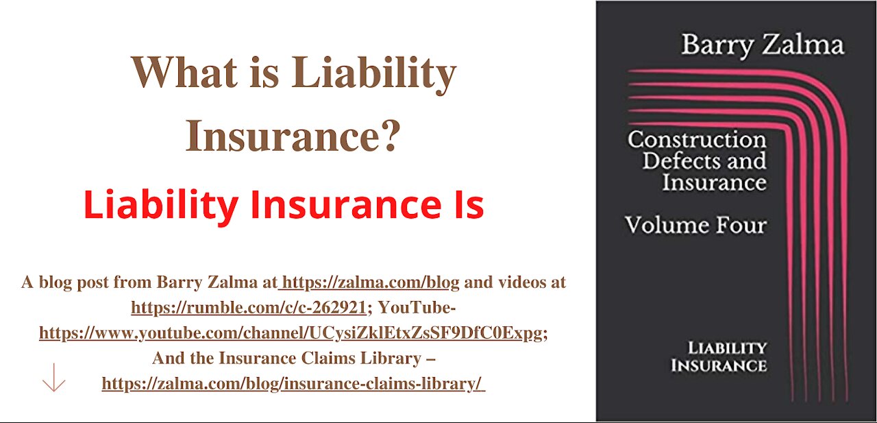 What is Liability Insurance?