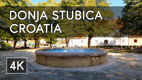 Walking Tour: Donja Stubica, Croatia - 4K UHD