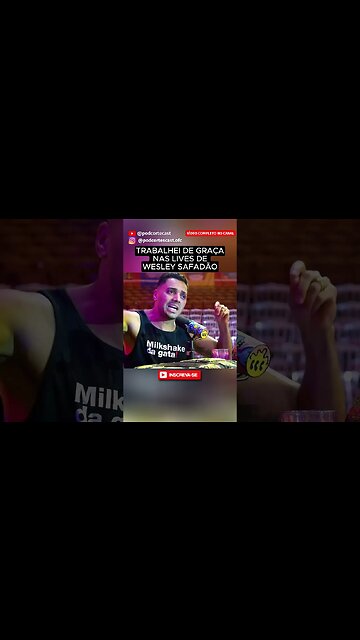 TRABALHEI DE GRAÇA NAS LIVES DE WESLEY SAFADÃO #shorts #tirú #tirullipa #wesleysafadão