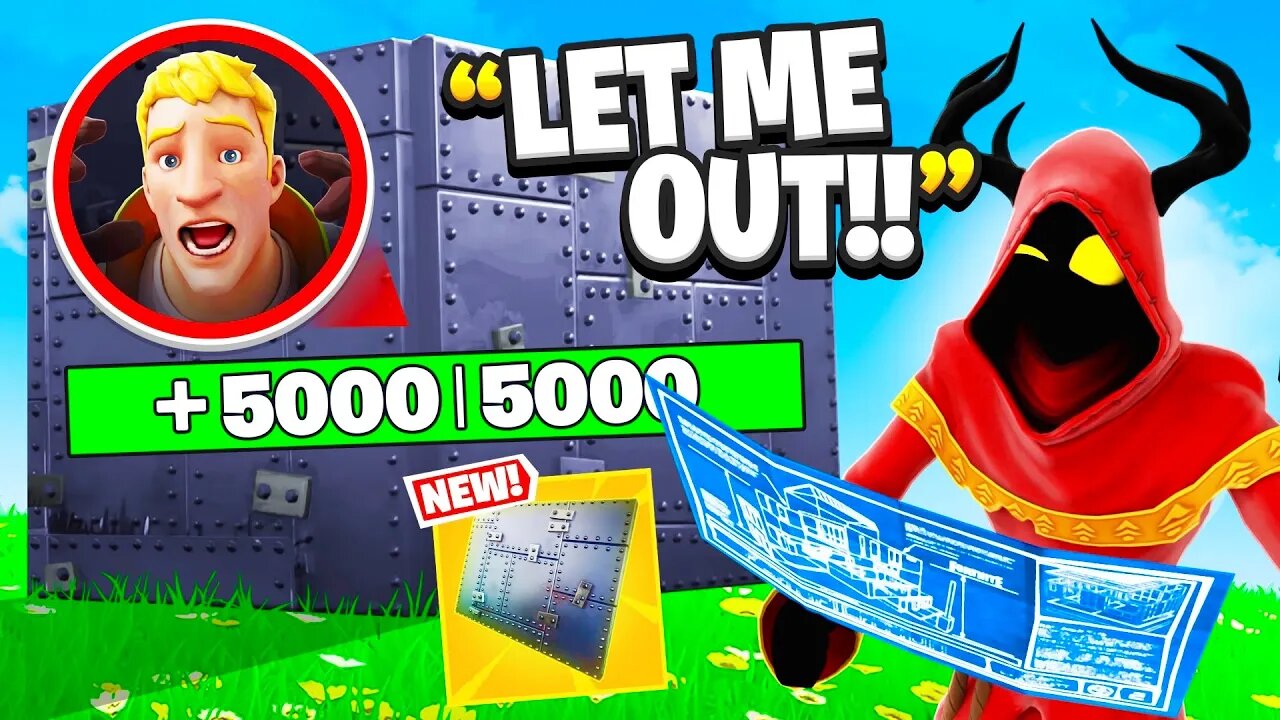 I Trapped Him In ARMORED WALLS.. (Secret Update)