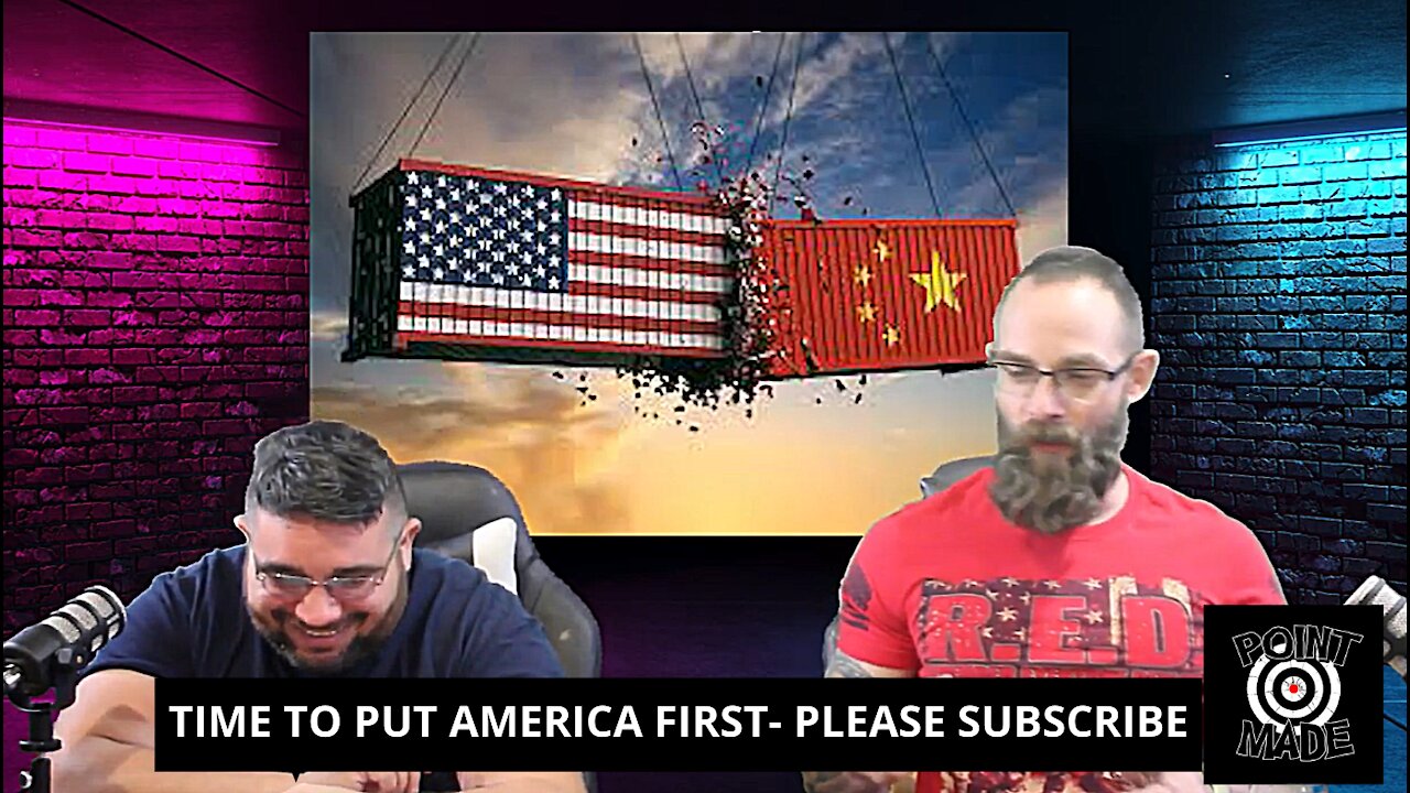 POINT MADE- PLEASE SUBSCRIBE -ALWAYS AMERICA FIRST, NO MATTER HOW MANY THINGS ARE MADE IN CHINA