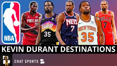 Top 10 Kevin Durant Trade Destinations - IF Durant Wants Out