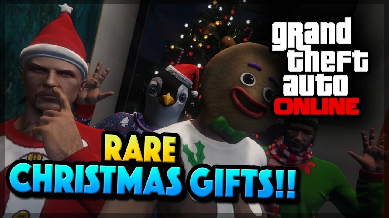 GTA 5 Online RARE Christmas DLC Secret Gifts!! (GTA 5 PS4)